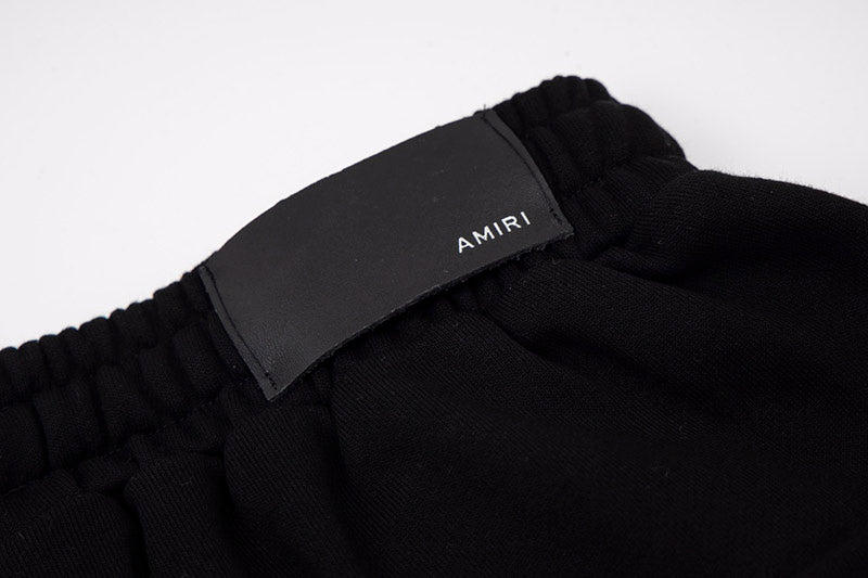 AMIRI Straight-Leg Logo-Embroidered Cotton-Jersey Shorts