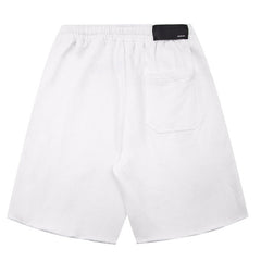 AMIRI Straight-Leg Logo-Embroidered Cotton-Jersey Shorts