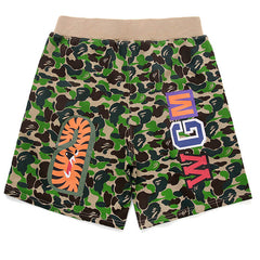 BAPE Double-Hat Big ABC Camo Shark Shorts