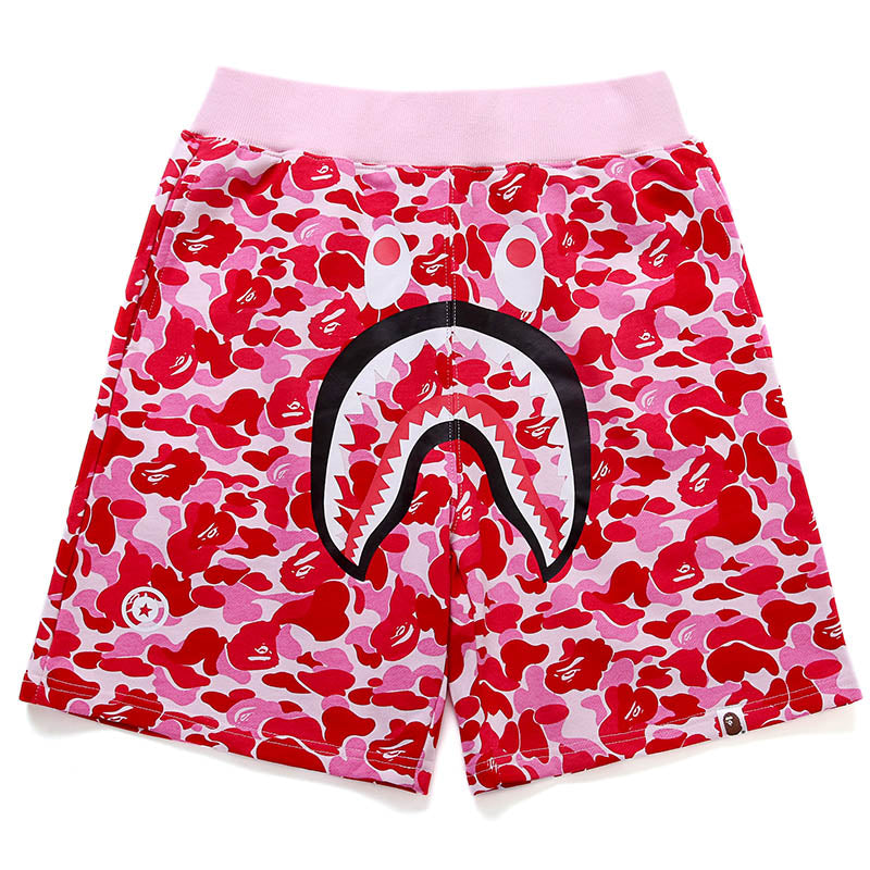 BAPE Double-Hat Big ABC Camo Shark Shorts