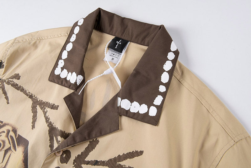 Travis Scott Cactus Jack Painter Button Up Shirt