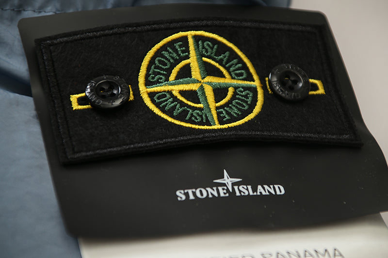 STONE ISLAND Multi-element patchwork down jacket