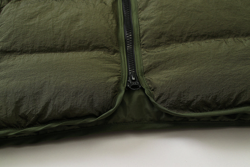 STONE ISLAND Multi-element patchwork down jacket