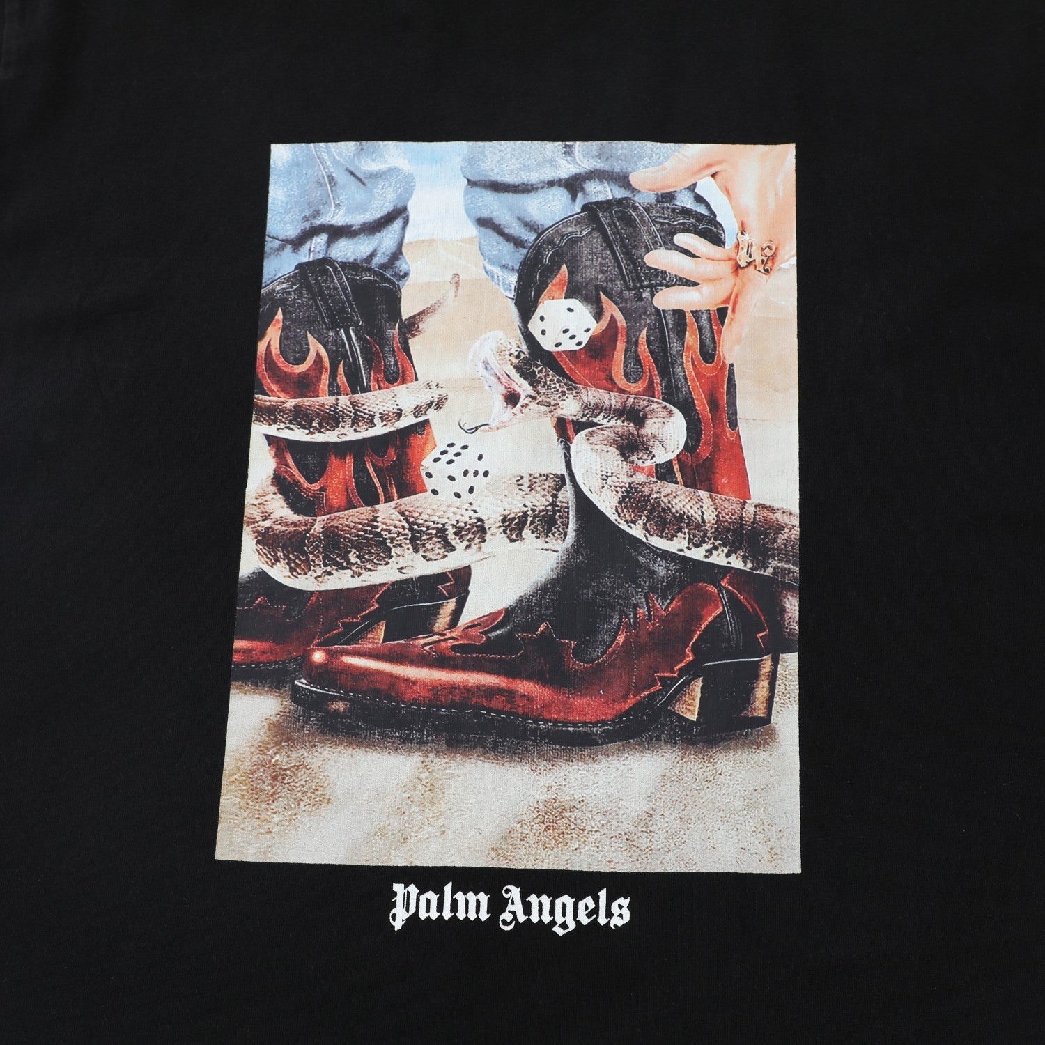 Palm Angels Logo printing T-Shirt