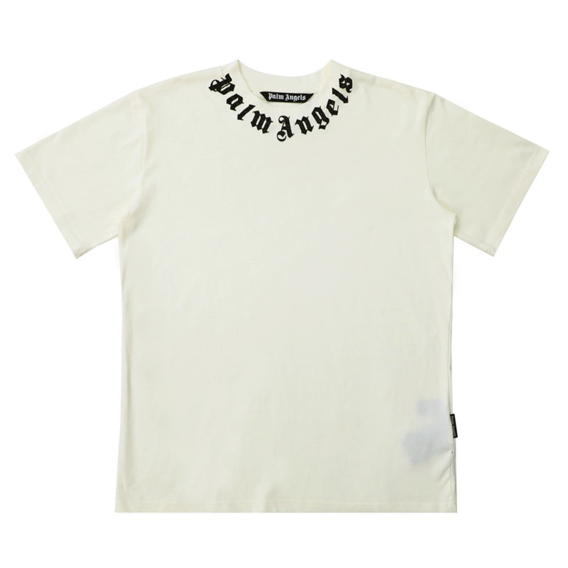 Palm Angels Neck Logo Tee