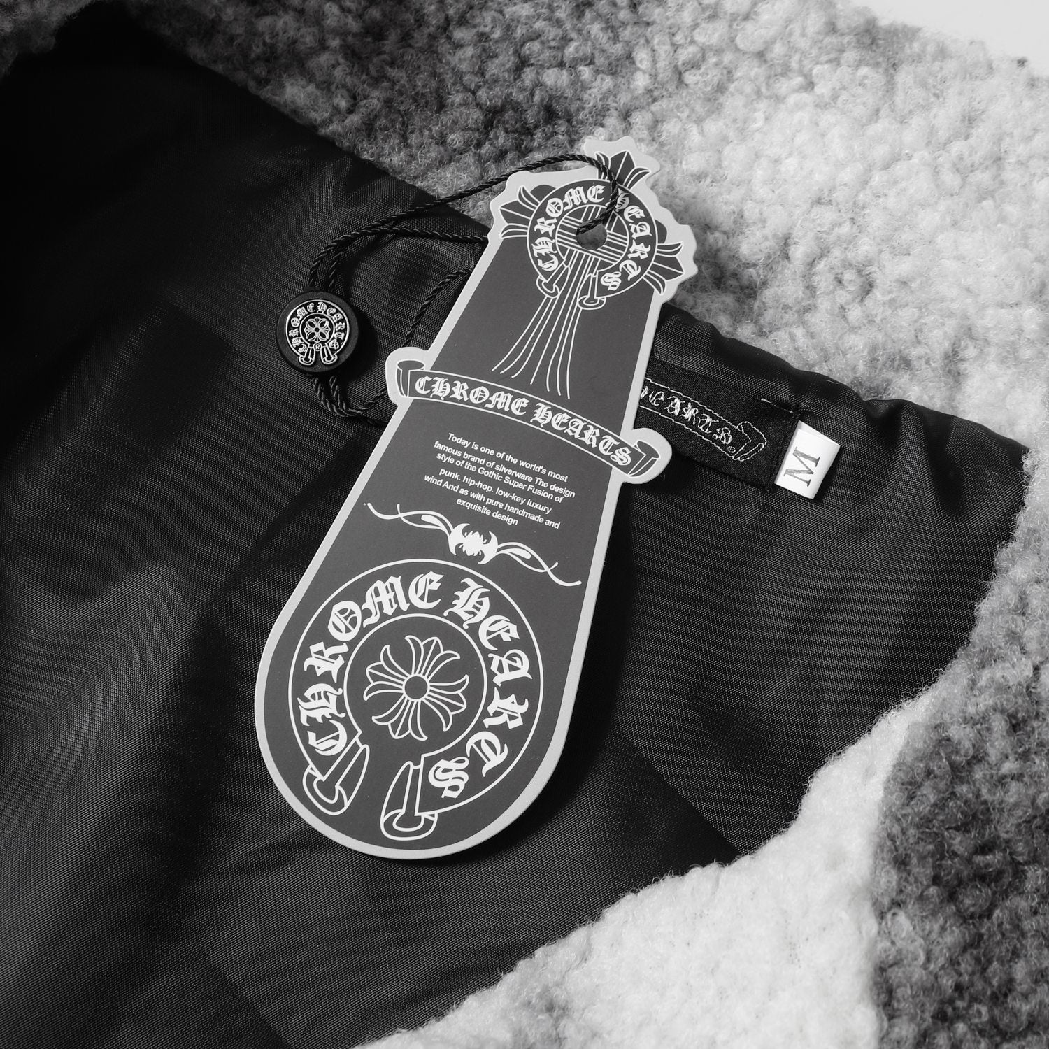 Chrome Hearts Classical Sanskrit Woll Coat Jacket