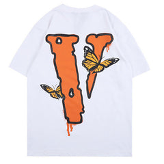 Juice Wrld x Vlone Butterfly T-shirt