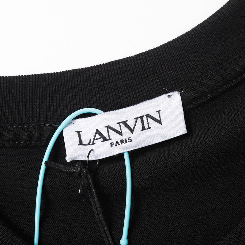 LANVIN Loving heart T-Shirt Black