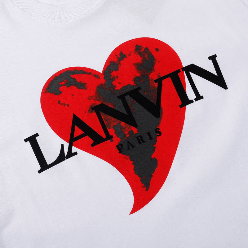 LANVIN Loving heart T-Shirt White