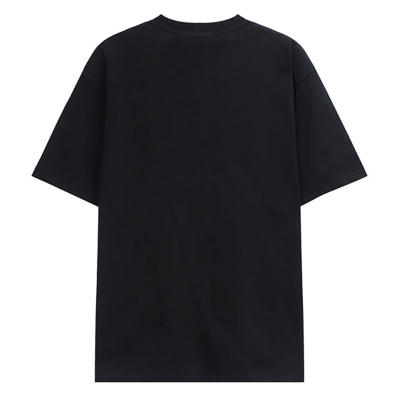 LANVIN Letter Embroidery Logo T-Shirt