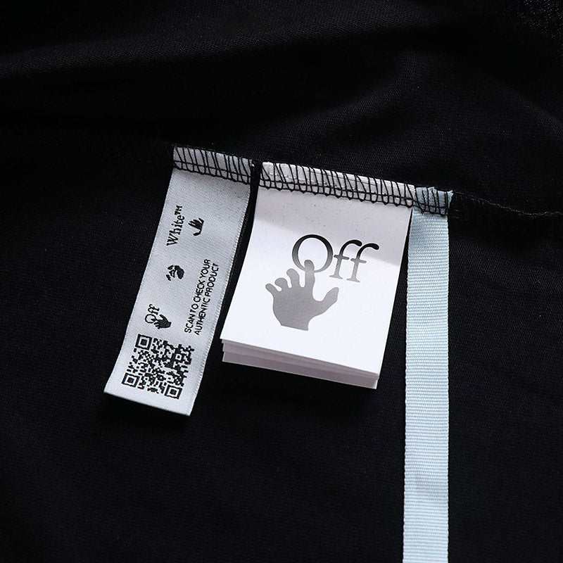 OFF WHITE Graffiti arrow pattern T-Shirt