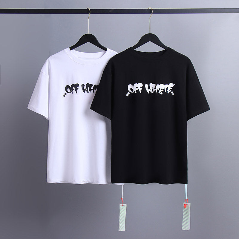 OFF-WHITE Creative letter printing T-Shirts