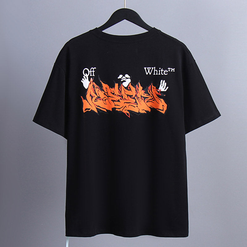 OFF-WHITE Creative letter printing T-Shirts