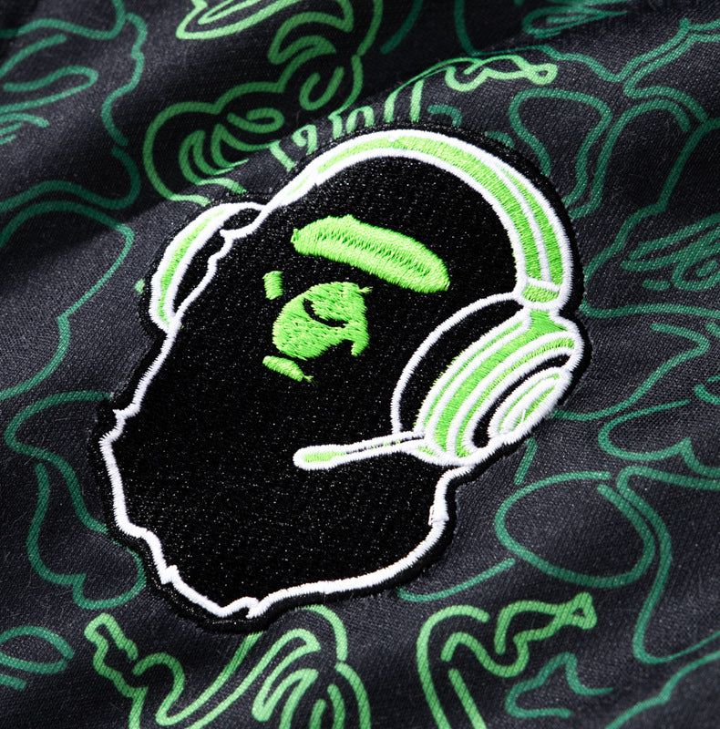 BAPE Green Shark Ape Head Hoodie