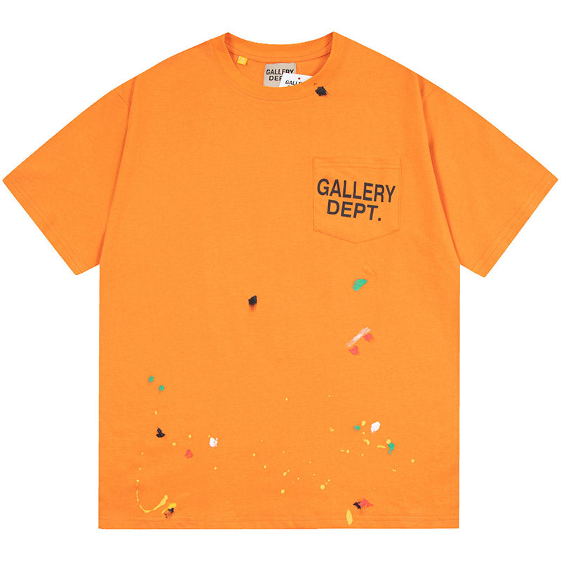 Gallery Dept. Splash ink graffiti print T-Shirt