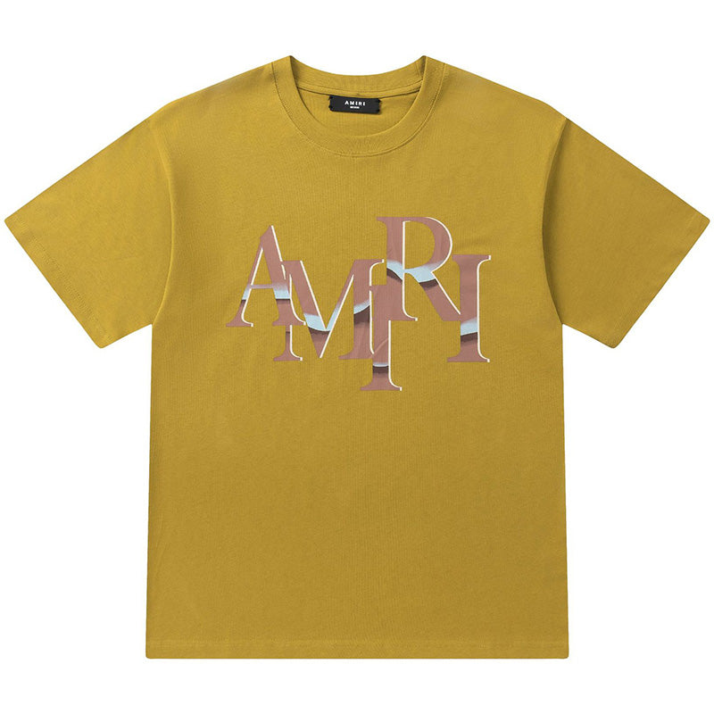 AMIRI Staggered Logo-Print Cotton-Jersey T-Shirts