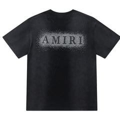 AMIRI Alphabet star embellished glitter print T-shirts