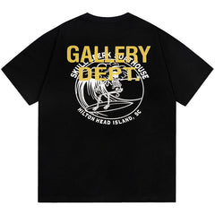 Gallery Dept skull letter print T-Shirts