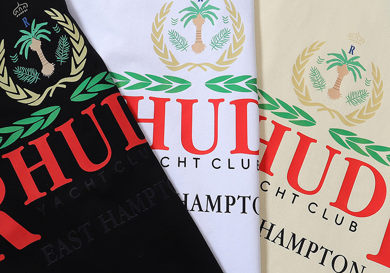 RHUDE East Hampton Crest  T-Shirts