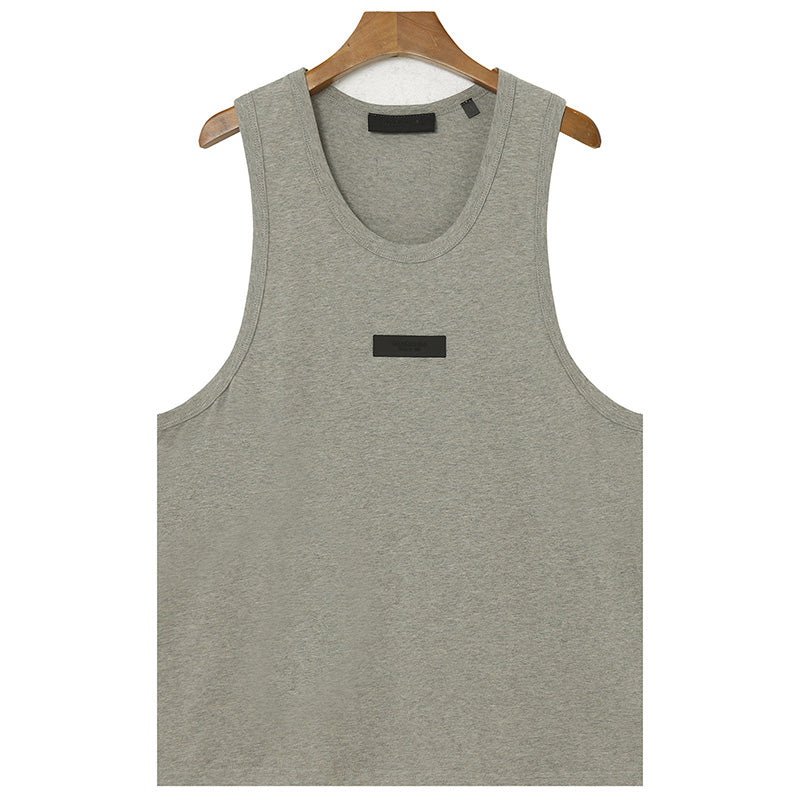 Fear Of God Double Line Logo Decoration Sleeveless T-Shirts