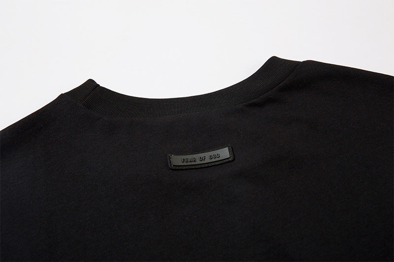 Fear Of God Flocked letter crew neck Sleeveless T-Shirts