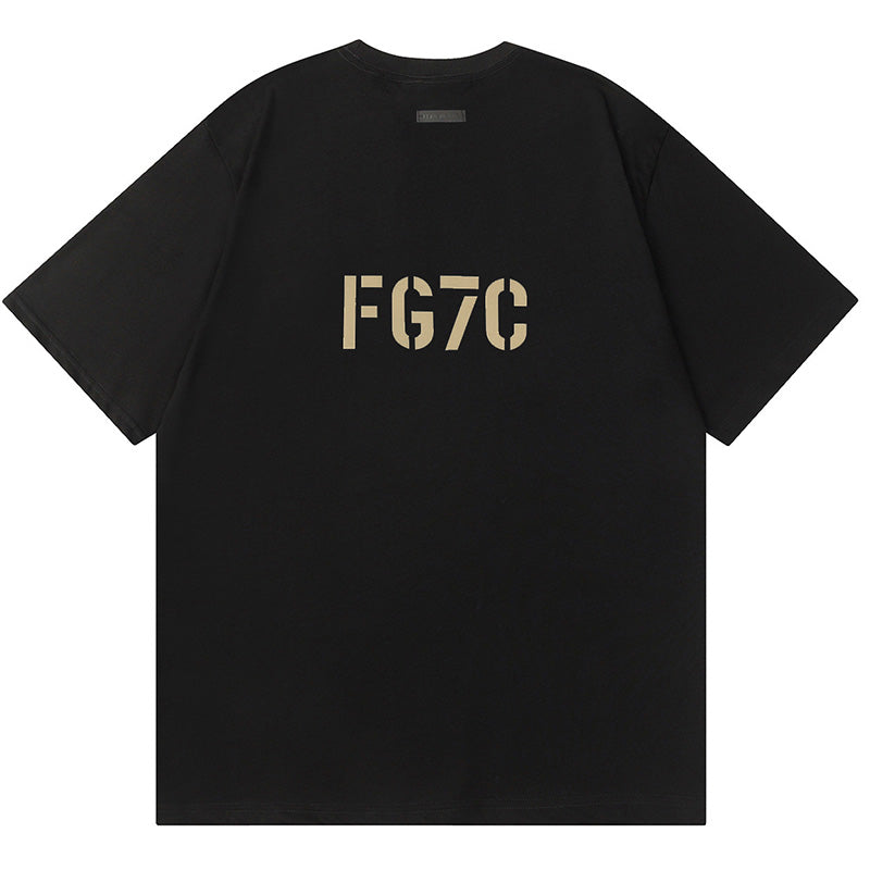 Fear Of God Flocking FG7C letters T-Shirts