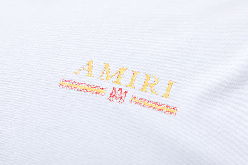 AMIRI Logo-Flocked Cotton-Jersey T-Shirt