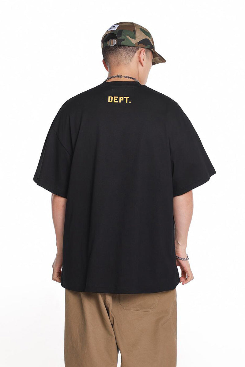 Gallery Dept. Classic LOGO letter printed short Sleeve T-Shirt