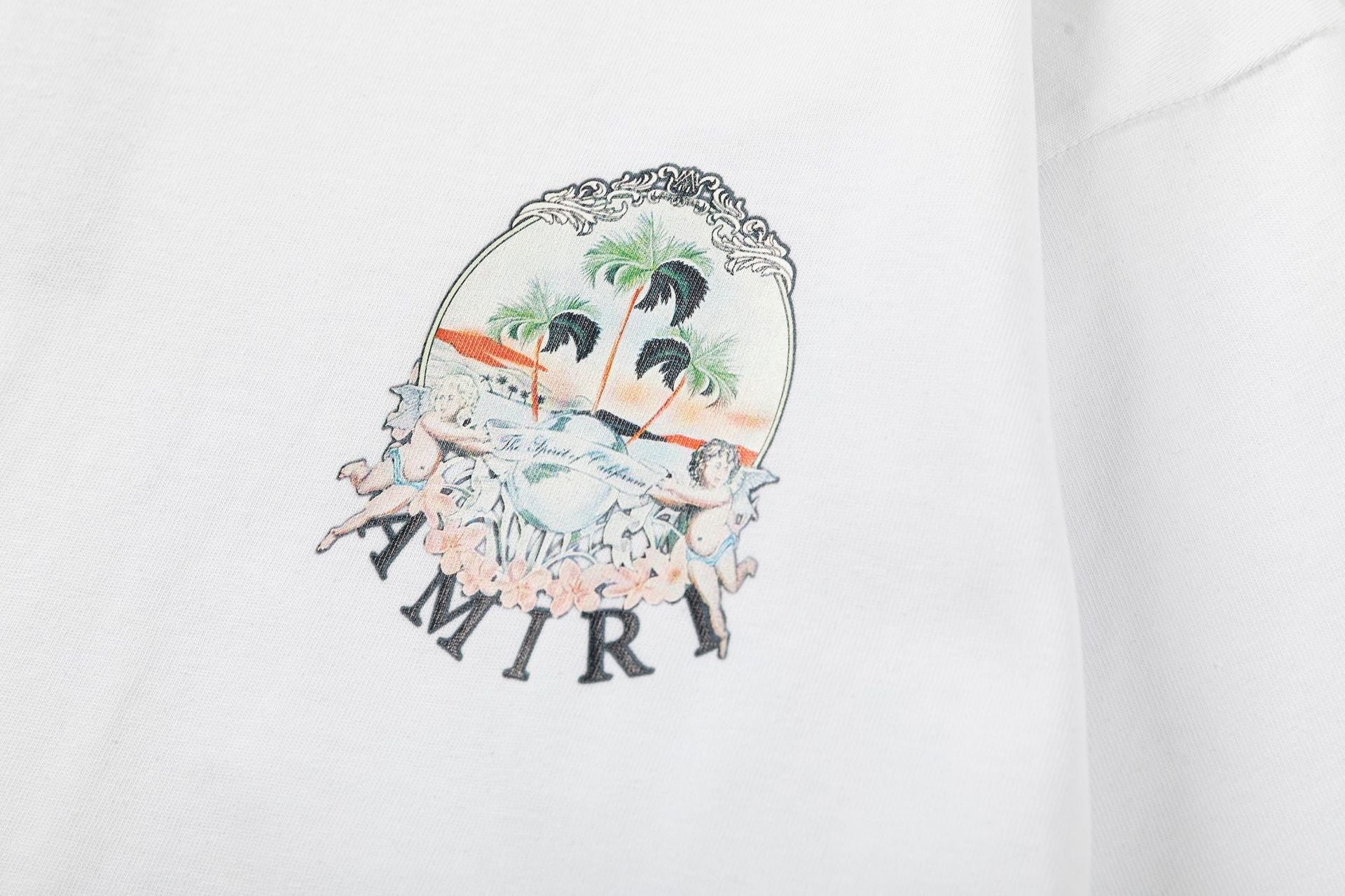 AMIRI Cherub Logo-Print T-Shirts