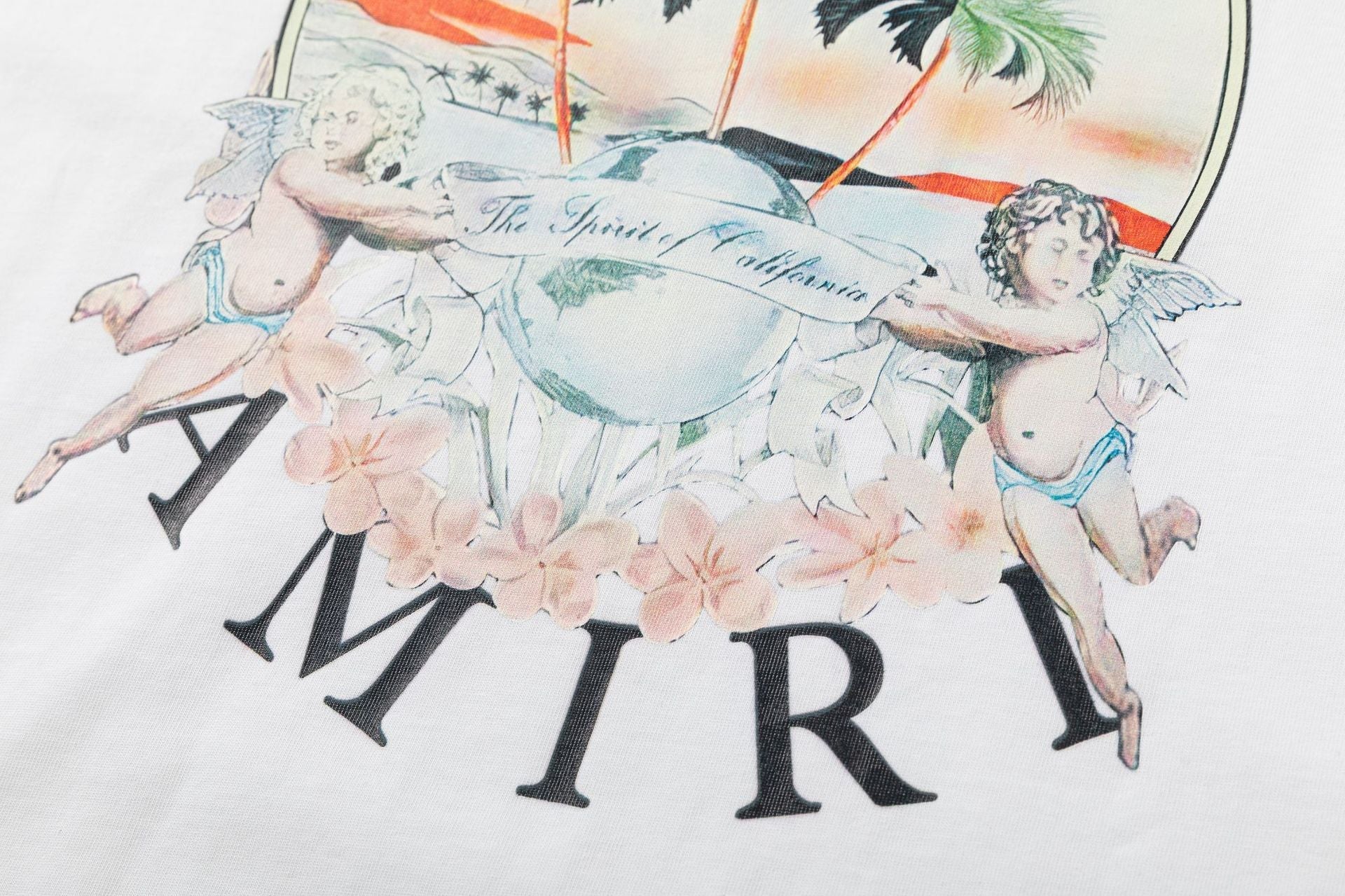 AMIRI Cherub Logo-Print T-Shirts