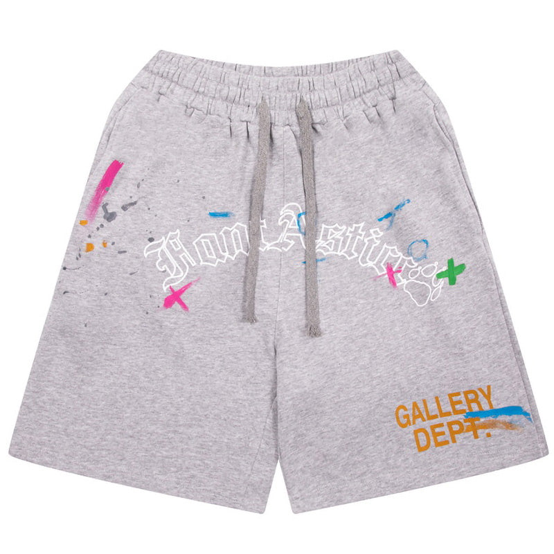 Gallery Dept Graffiti Letter Print Shorts