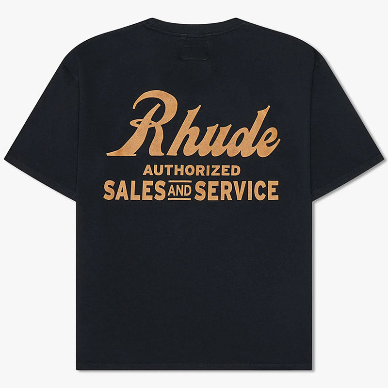 RHUDE logo-print cotton T-Shirt