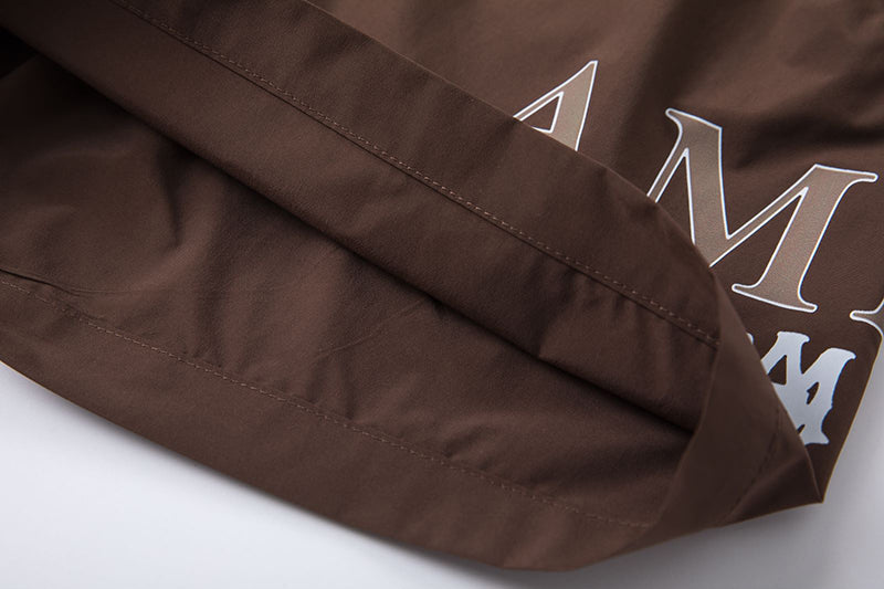 AMlRl Logo-print Swim Shorts