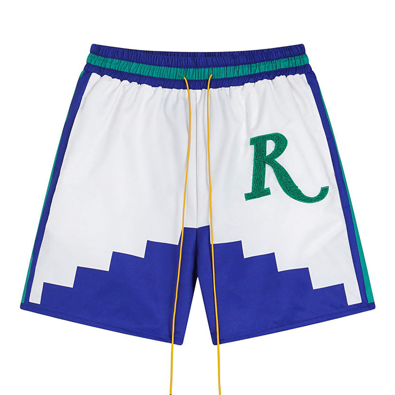 RHUDE  Letters Mesh Drawstring Shorts