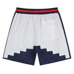 RHUDE  Letters Mesh Drawstring Shorts