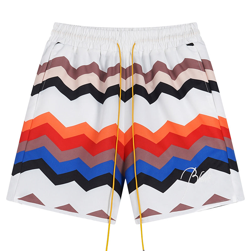 RHUDE  Letters Mesh Drawstring Shorts