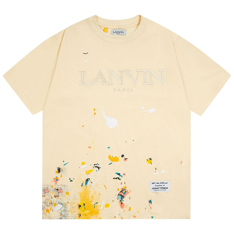 Gallery Dept X LANVIN Hand drawn doodle splash ink letters TEE