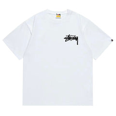 BAPE X Stussy Basic Pigment Dyed Tee