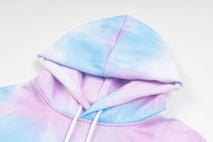 Gallery Dept.Tie-dye lettering logo print Hoodies