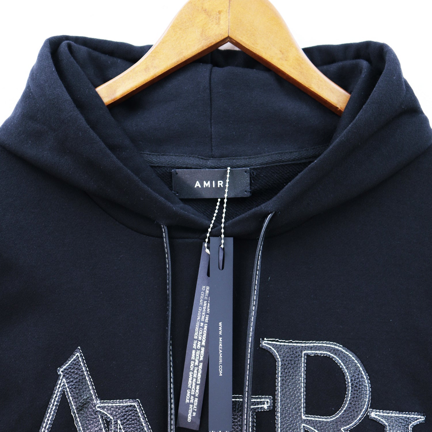 AMlRl logo-applique cotton Hoodies