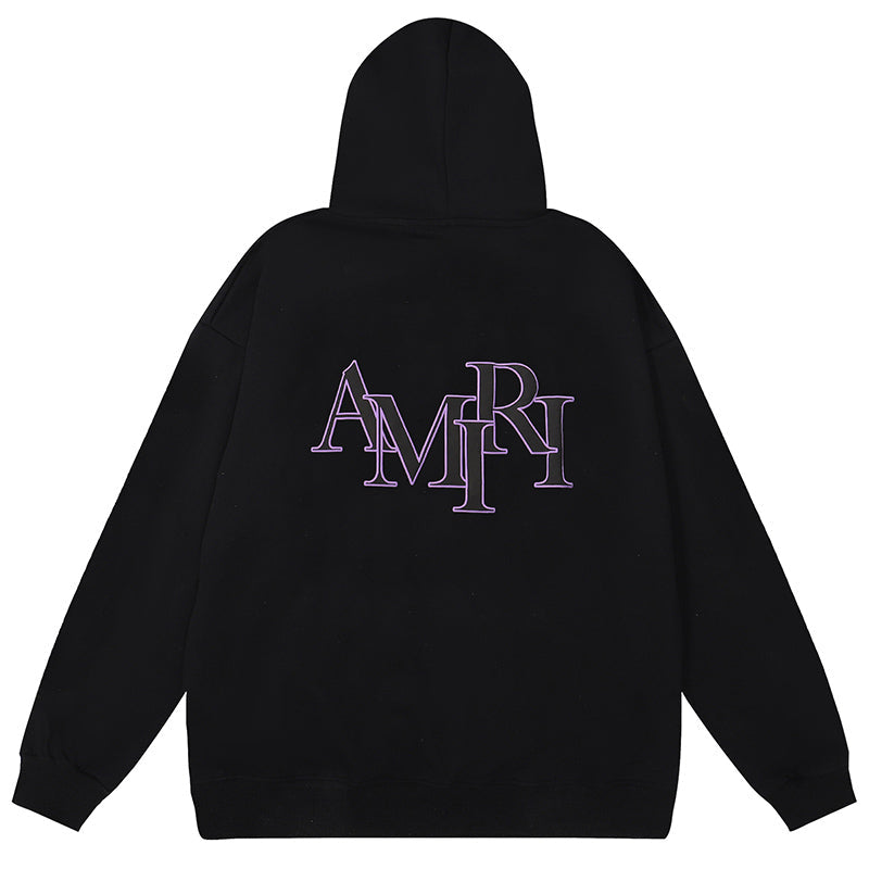 AMIRI Logo-Print Classic Hoodie