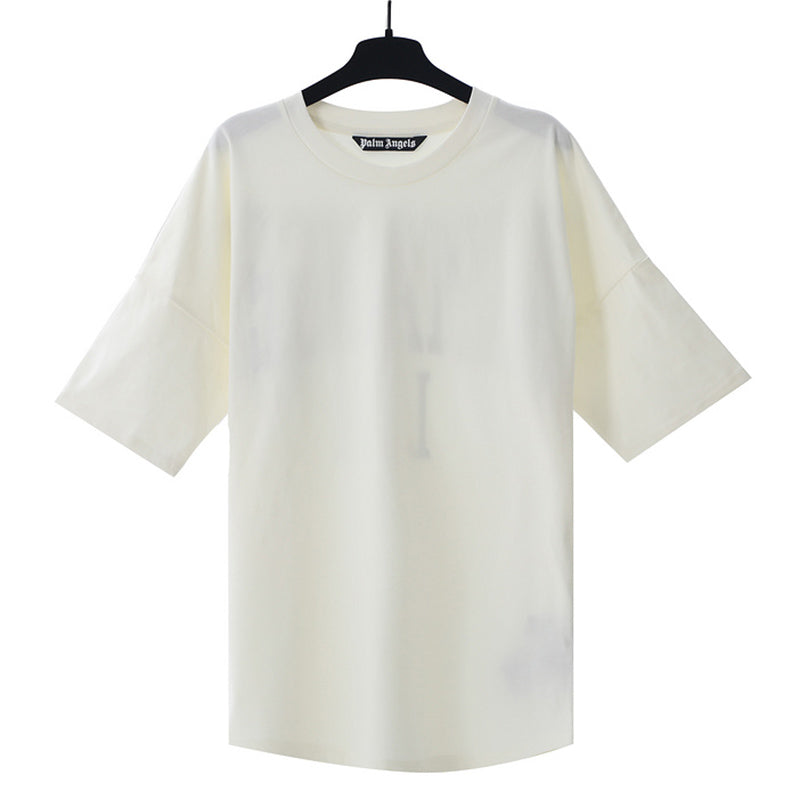 Palm Angels College Drop-Shoulder Cotton T-Shirts