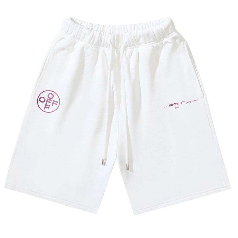 OFF-WHITE Brush Arrows Raw-Cut Shorts