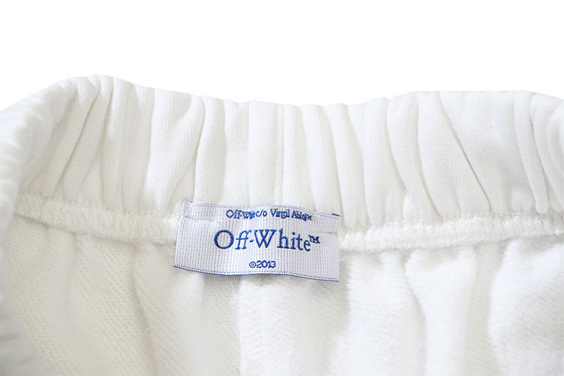 OFF-WHITE Brush Arrows Raw-Cut Shorts