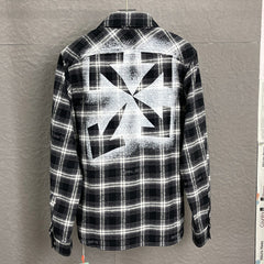 Off-White  Arrows Stencil Flannel Shirt