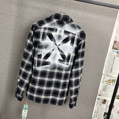 Off-White  Arrows Stencil Flannel Shirt