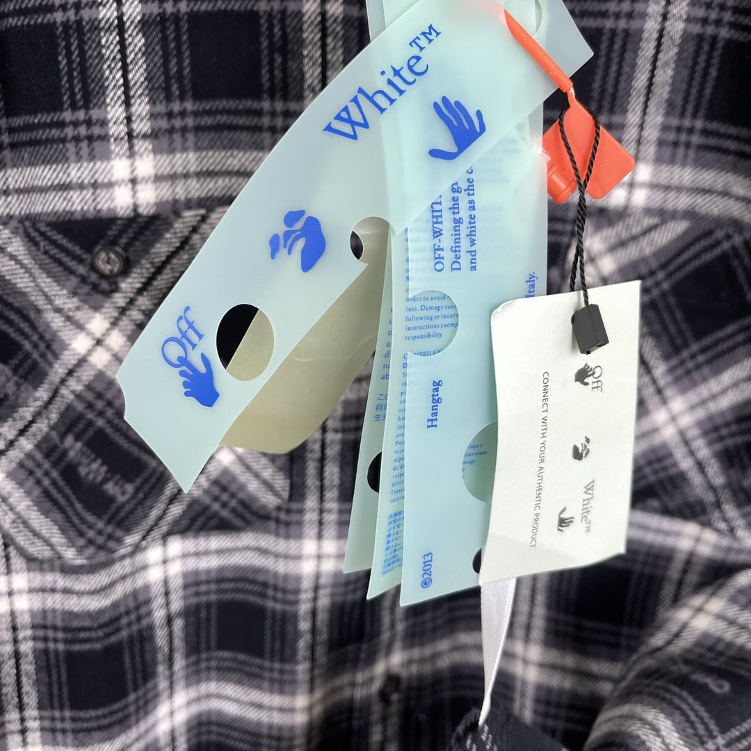 Off-White  Arrows Stencil Flannel Shirt