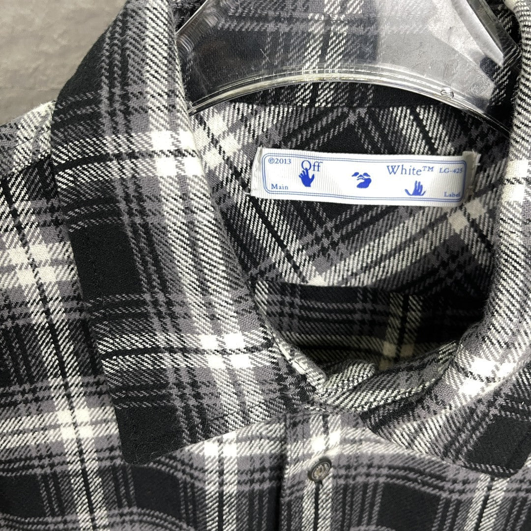 Off-White  Arrows Stencil Flannel Shirt