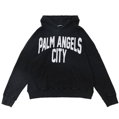 Palm Angels Logo-Print Hoodie