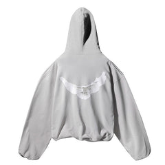 YZY GAP Hoodies Cement white